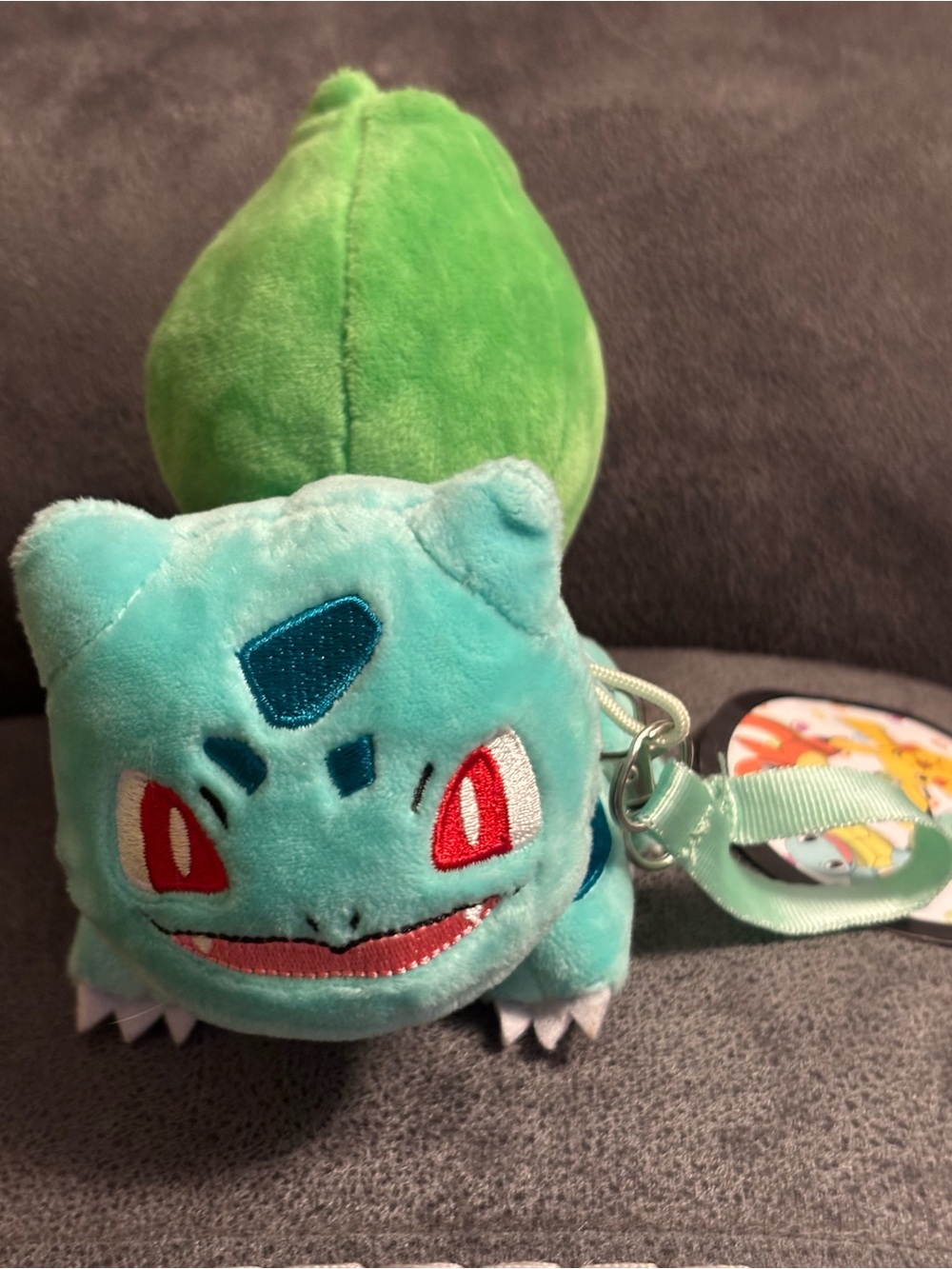 Bulbasaur Plush Keychain – Green Kids Accessory